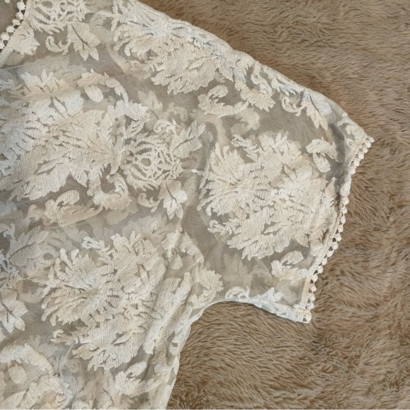 Forever 21 lace short sleeve cardigan - Picture 4 of 9